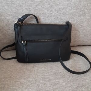 Vince Camuto Black Leather Crossbody Bag